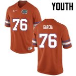 Youth Florida Gators #76 Max Garcia NCAA Nike Orange Authentic Stitched College Football Jersey JAL6062JA